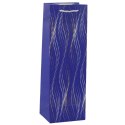 Torba Prezentowa Na Butelkę Połyskujące Fale 35 x 12 x 9 cm LEAN