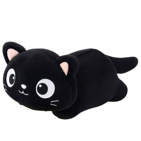 Pluszowa Maskotka Przytulanka Kot Duże Oczy Czarny 45cm LEAN Toys