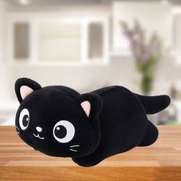 Pluszowa Maskotka Przytulanka Kot Duże Oczy Czarny 45cm LEAN Toys