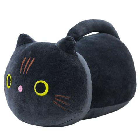 Pluszowa Maskotka Przytulanka Kot Z Długim Ogonem Czarny 40cm LEAN Toys