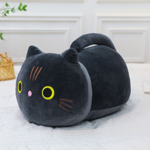 Pluszowa Maskotka Przytulanka Kot Z Długim Ogonem Czarny 40cm LEAN Toys