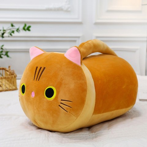 Pluszowa Maskotka Przytulanka Kot Z Długim Ogonem Rudy 40cm LEAN Toys