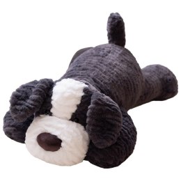 Pluszowa Maskotka Przytulanka Piesek Ciemnoszary 30cm LEAN Toys