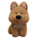 Pluszowa Maskotka Przytulanka Piesek Z Chustą Brązowy 25cm LEAN Toys