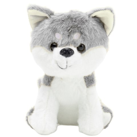 Pluszowa Maskotka Przytulanka Wilk Biało Szary 20cm LEAN Toys