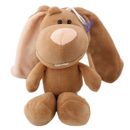 Pluszowa Maskotka Przytulanka Zajączek Z Przyssawką Brązowy 23 x 12 cm LEAN TOYS