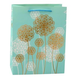 Torba Prezentowa Dmuchawce Złote Elementy 23 x 18 x 10,5 cm LEAN