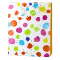 Torba Prezentowa Kropki Akwarelowe Pastelowe 32 × 26 × 10 cm LEAN
