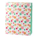 Torba Prezentowa Kropki Akwarelowe Pastelowe 32 × 26 × 10 cm LEAN