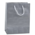 Torba Prezentowa Kwadraty Strukturalne Elegancka 23 x 18 x 10 cm LEAN