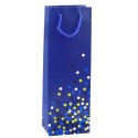 Torba Prezentowa Na Butelkę Wino W Kropki 36 x 12 x 9cm LEAN