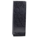 Torba Prezentowa Na Butelkę Wino Wzór Z Napisami 35 x 12 x 9 cm LEAN