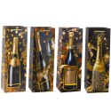Torba Prezentowa Na Wino Butelkę Papierowa Szampan 35 x 12 x 9 cm LEAN
