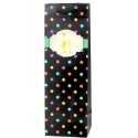 Torba Prezentowa Na Wino Butelkę W Kropki 35 x 12 x 9 cm LEAN