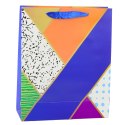 Torba Prezentowa Papierowa Wzory Geometryczne 32 x 26 x 12 cm LEAN