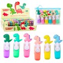 Zestaw Mini Zakreślacze Z Dinozaurem W Etui Kolorowe 6szt 8cm LEAN