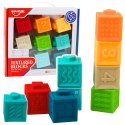 Gumowe Klocki Sensoryczne Edukacyjne Dla Malucha Liczby Zwierzęta Wzory 8el LEAN Toys