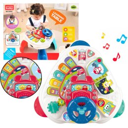 Interaktywny Stolik Edukacyjny Z Kierownicą Trójkątny Kolorowy LEAN Toys
