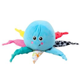 Pluszowa Ośmiornica Usypiająca Przytulanka Światło Dźwięk Niebieska LEAN Toys