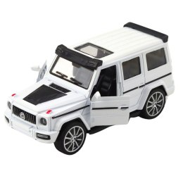 Autko Terenowe SUV Metalowe Napęd Pull-Back Otwierane Drzwi Mix LEAN Toys