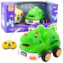Autko Zdalnie Sterowne RC Dla Malucha Dinozaur Zielony LEAN Toys