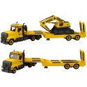 Ciężarówka Laweta Do Skręcania DIY Koparka Gąsienicowa Światła Dźwięki LEAN Toys