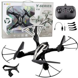 Dron Y30 Zdalnie Sterowany Światła LED Lekki Żyroskop Obrót 360° LEAN Toys