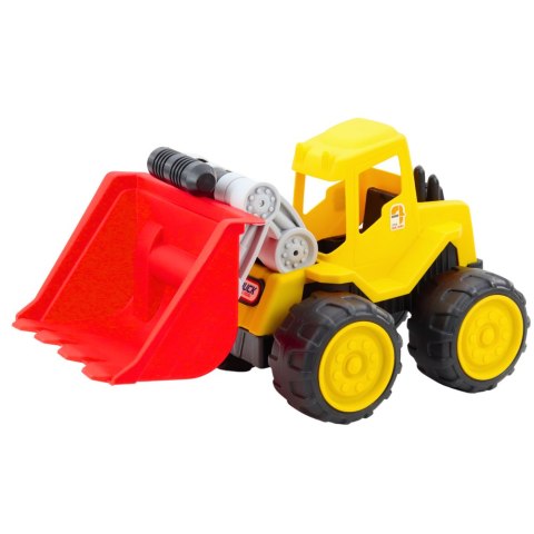 Koparko-Ładowarka Dla Dzieci Do Piasku Pojazd Budowlany Żółta LEAN Toys