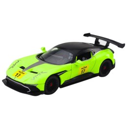 Samochód Sportowy Z Napędem Pull-Back Światła Dźwięki Zielony 1:22 LEAN Toys