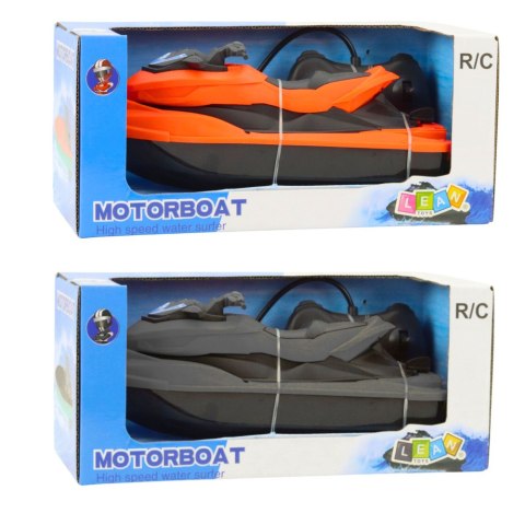 Skuter Wodny Zdalnie Sterowany RC 1:42 Szary Pomarańczowy LEAN Toys