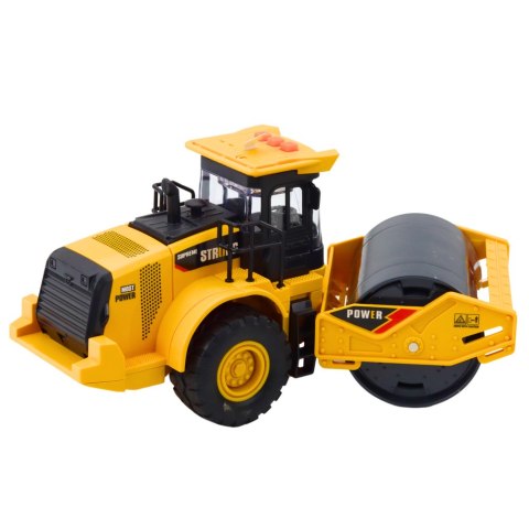 Walec Drogowy Obrotowy Skrętny Światła Dźwięki Żółty LEAN Toys