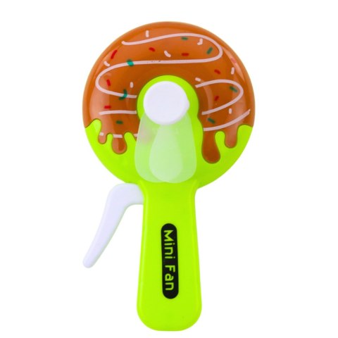 Wentylator Ręczny Mini Wiatraczek Pączek Donut Dla Dzieci 4 Wzory LEAN TOYS