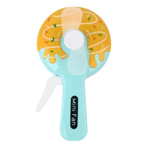 Wentylator Ręczny Mini Wiatraczek Pączek Donut Dla Dzieci 4 Wzory LEAN TOYS