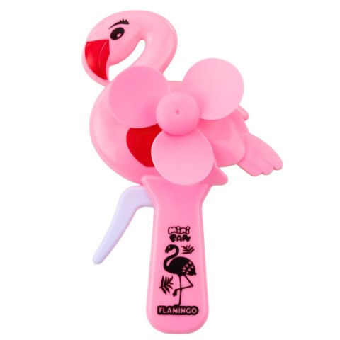 Wentylator Wiatrak Ręczny Flaming Różowy LEAN TOYS
