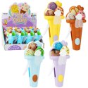 Wiatraczek Wentylator Dla Dzieci Mechaniczny Napęd Lody Mix Kolor LEAN TOYS