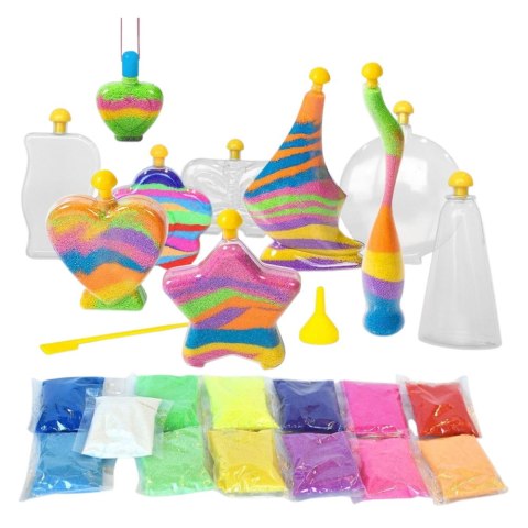 Zestaw Kreatywny Magiczny Piasek DIY Piaskowe Ozdoby Świecący Piasek LEAN Toys
