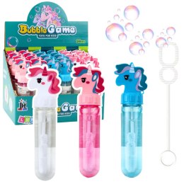 Bańki Mydlane Jednorożec 3 Otwory Do Baniek Mix Kolorów 30ml LEAN TOYS