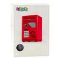 Elektroniczny Sejf Bankomat Skarbonka Na PIN Dla Dzieci Szary LEAN Toys