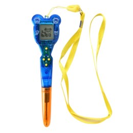 Gra Elektroniczna Z Długopisem 168w1 Smycz Pomarańczowo-Niebieska LEAN TOYS