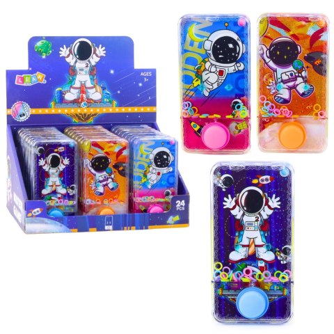 Gra Wodna Zręcznościowa Kosmonauta Kosmos Kółeczka Mix LEAN TOYS