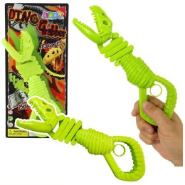 Gryzący Szkielet Dinozaur Chwytak Pistolet Zielony LEAN TOYS
