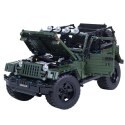 Klocki Konstrukcyjne Auto Terenowe Zielony Khaki 2078 el. LEAN Toys