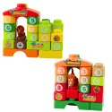 Klocki Konstrukcyjne Edukacyjne W Torbie Dinozaury Cyfry Litery 91 el. LEAN Toys