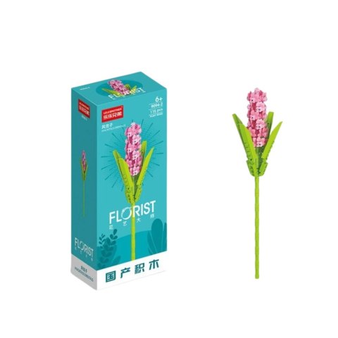 Klocki Konstrukcyjne Pojedynczy Kwiat Dekoracyjny 56-245 el. LEAN TOYS