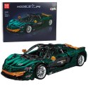 Klocki Konstrukcyjne Samochód Sportowy Zielony 1:8 P1 3268el LEAN Toys