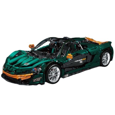 Klocki Konstrukcyjne Samochód Sportowy Zielony 1:8 P1 3268el LEAN Toys