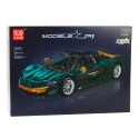Klocki Konstrukcyjne Samochód Sportowy Zielony 1:8 P1 3268el LEAN Toys