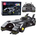 Klocki Konstrukcyjne Samochód Wyścigowy Superbohatera Czarny 409 el. LEAN Toys