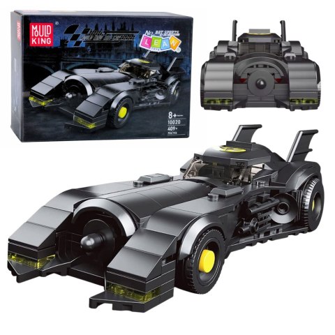 Klocki Konstrukcyjne Samochód Wyścigowy Superbohatera Czarny 409 el. LEAN Toys