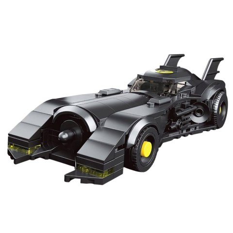 Klocki Konstrukcyjne Samochód Wyścigowy Superbohatera Czarny 409 el. LEAN Toys